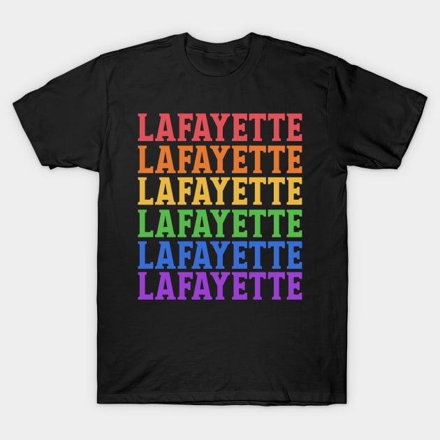 LAFAYETTE COLORFUL DESTINATION T-Shirt by OlkiaArt